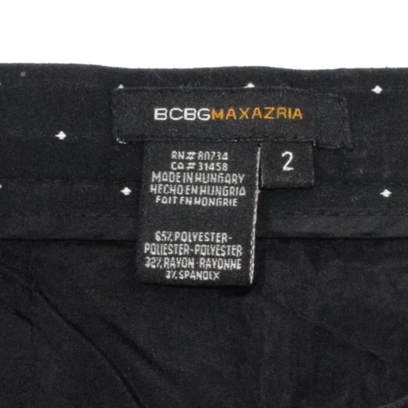 BCBG Max Azria Pleated Polka Dot Mini Skirt 2 - Picture 3 of 5